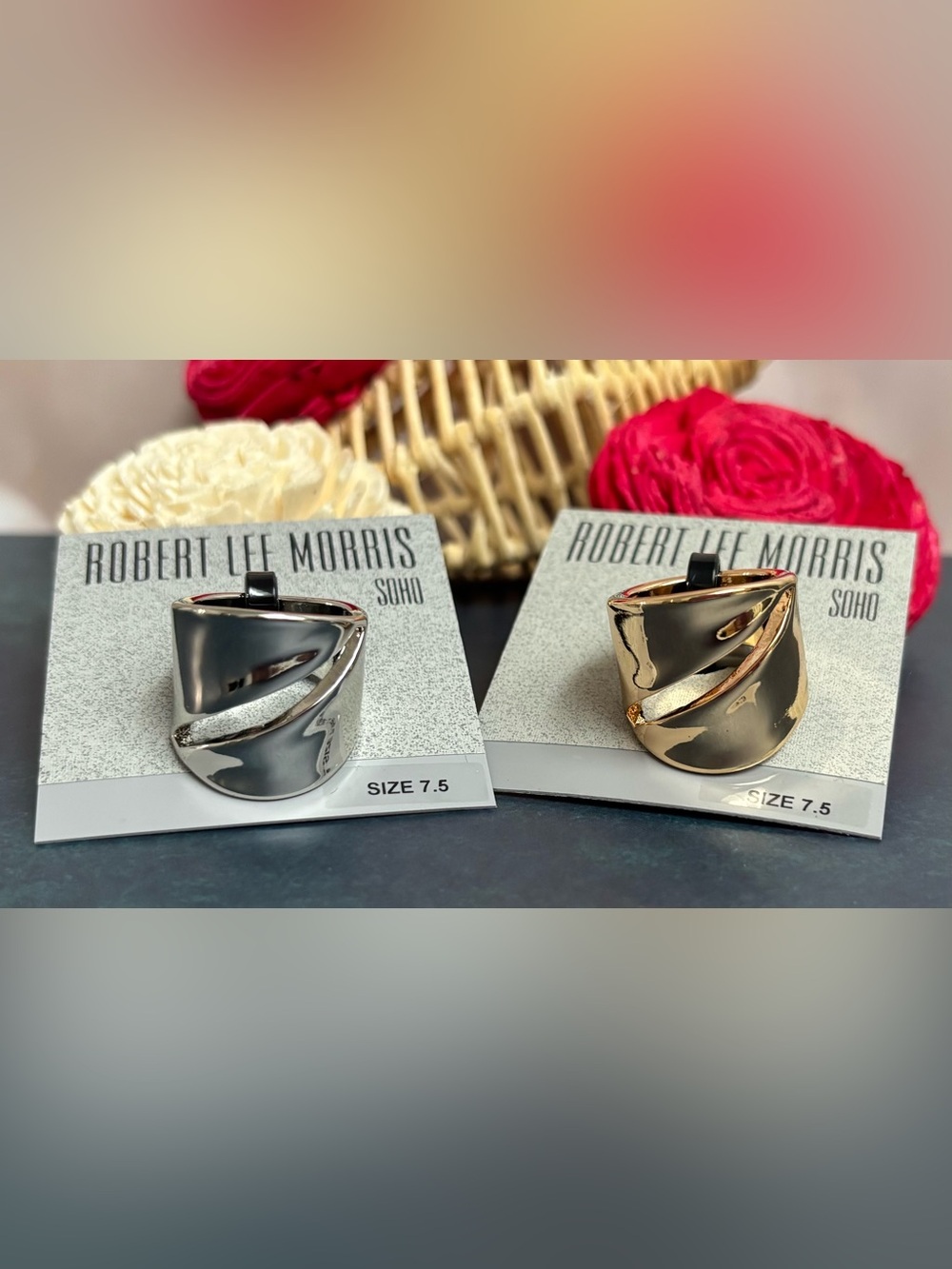 Robert Lee Morris Openwork Statement Ring *Buyer Choose One*
